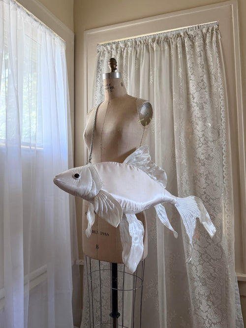 Large Fish Bag- Ivory
