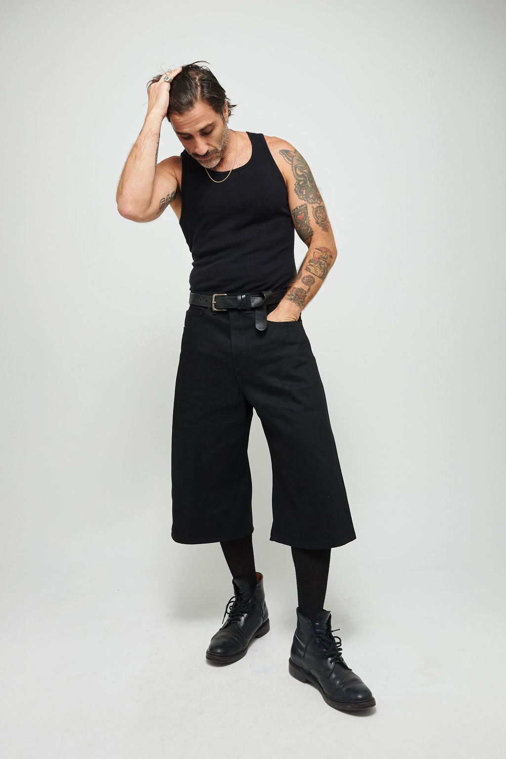 Black Cocktail Shorts